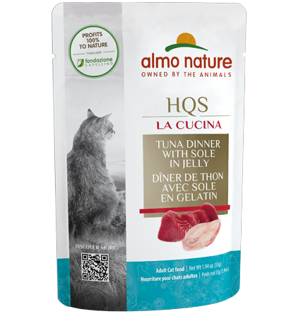 Almo Nature Tuna Dinner with Sole in jelly