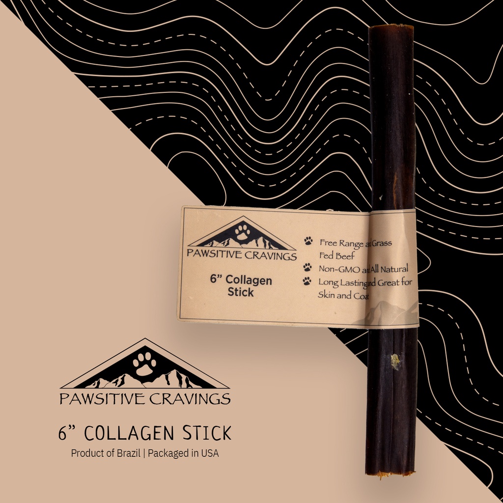 [6STDCOL] Pawsitive Cravings 6 inch Collagen (DISCONTINUED)