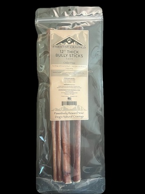 Pawsitive Cravings 12 inch Thick Bully 3PK
