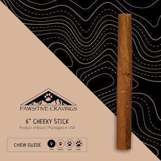 Pawsitive Cravings 100CT 6 inch Cheeky Stick-No Label