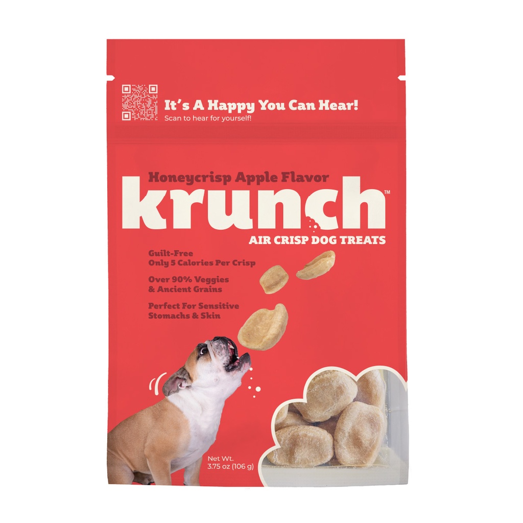 Krunch Honeycrisp Apple Air Crisp Dog Treat (Case)