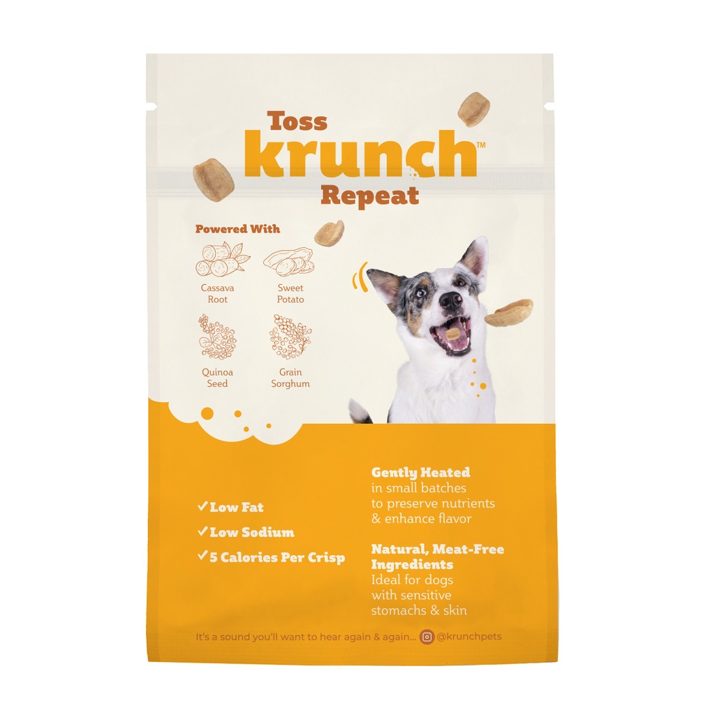 Krunch White Cheddar Air Crisp Dog Treat (Case)