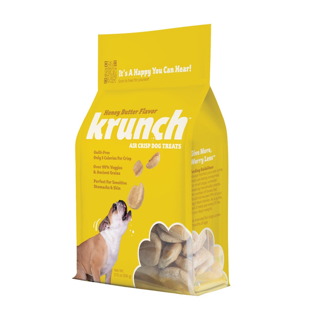 Krunch Honey Butter Air Crisp Dog Treat (Case)