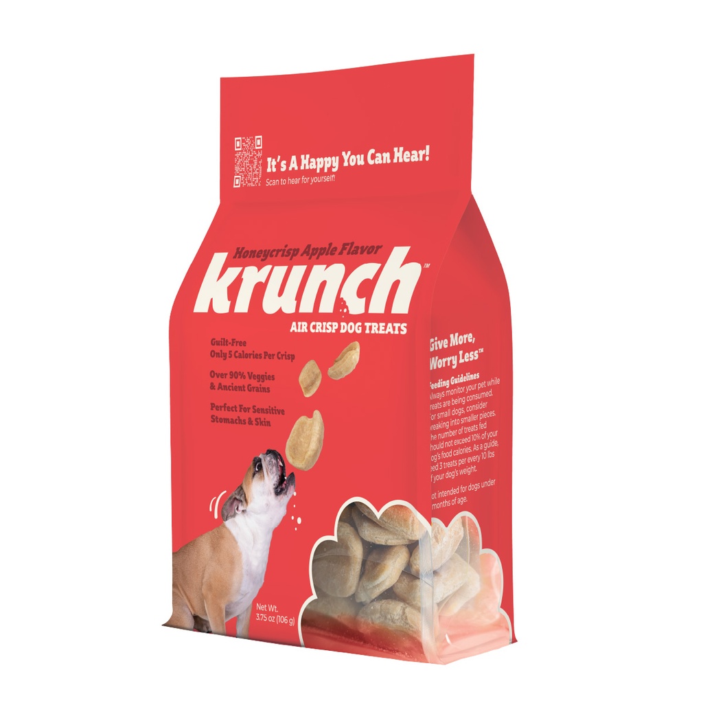 Krunch Honeycrisp Apple Air Crisp Dog Treat (Case)