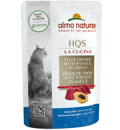 Almo Nature Tuna Dinner with Papaya in gravy