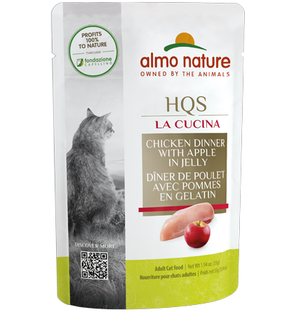 Almo Nature Chicken Dinner with Apple in jelly
