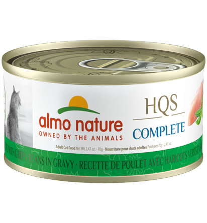 Almo Nature Chicken Recipe with Green Beans in gravy