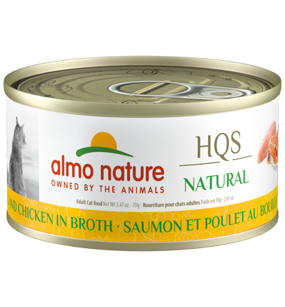 [1007H] Almo Nature Salmon and Chicken in broth