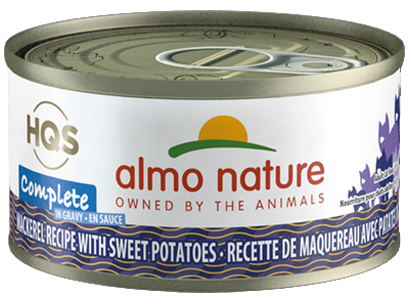 [1705] Almo Nature Mackerel Recipe with Sweet Potatoes in gravy