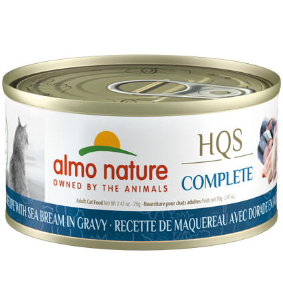 [1709] Almo Nature Mackerel Recipe with Sea Bream in gravy