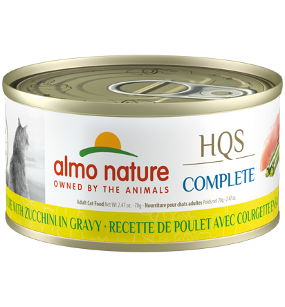 [1713] Almo Nature Chicken Recipe with Zucchini in gravy