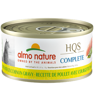 Almo Nature Chicken Recipe with Zucchini in gravy