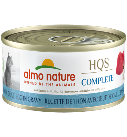 [1714] Almo Nature Tuna Recipe with Quail Eggs in gravy