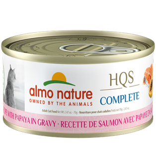 Almo Nature Salmon Recipe with Papaya in gravy