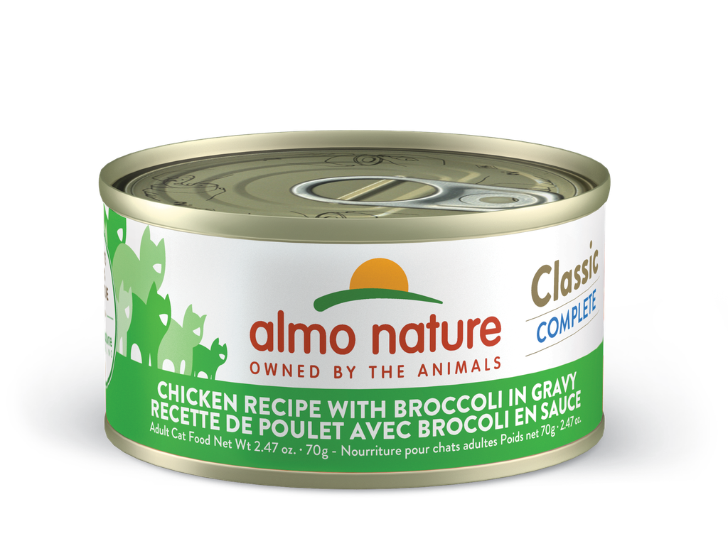 [1461] Almo Nature Chicken Recipe with Broccoli in gravy