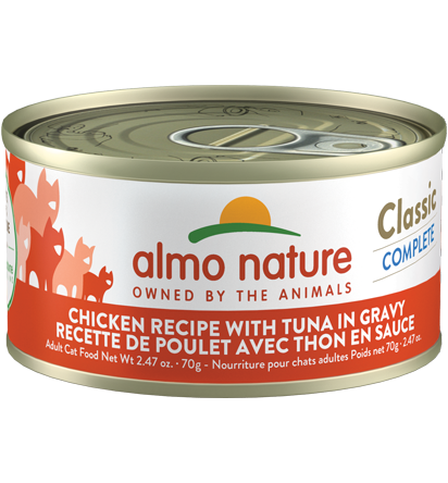 [1463] Almo Nature Chicken Recipe with Tuna in gravy