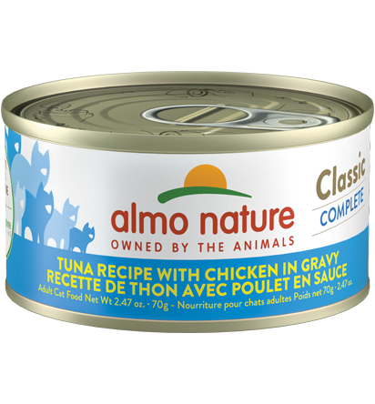 [1470] Almo Nature Tuna Recipe with Chicken in gravy