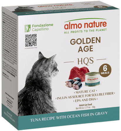 [1257] Almo Nature Golden Age - Tuna Recipe with Ocean Fish in Gravy