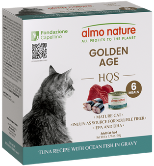 Almo Nature Golden Age - Tuna Recipe with Ocean Fish in Gravy