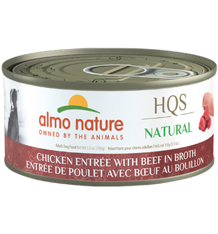 Almo Nature Chicken Entree with Beef in broth