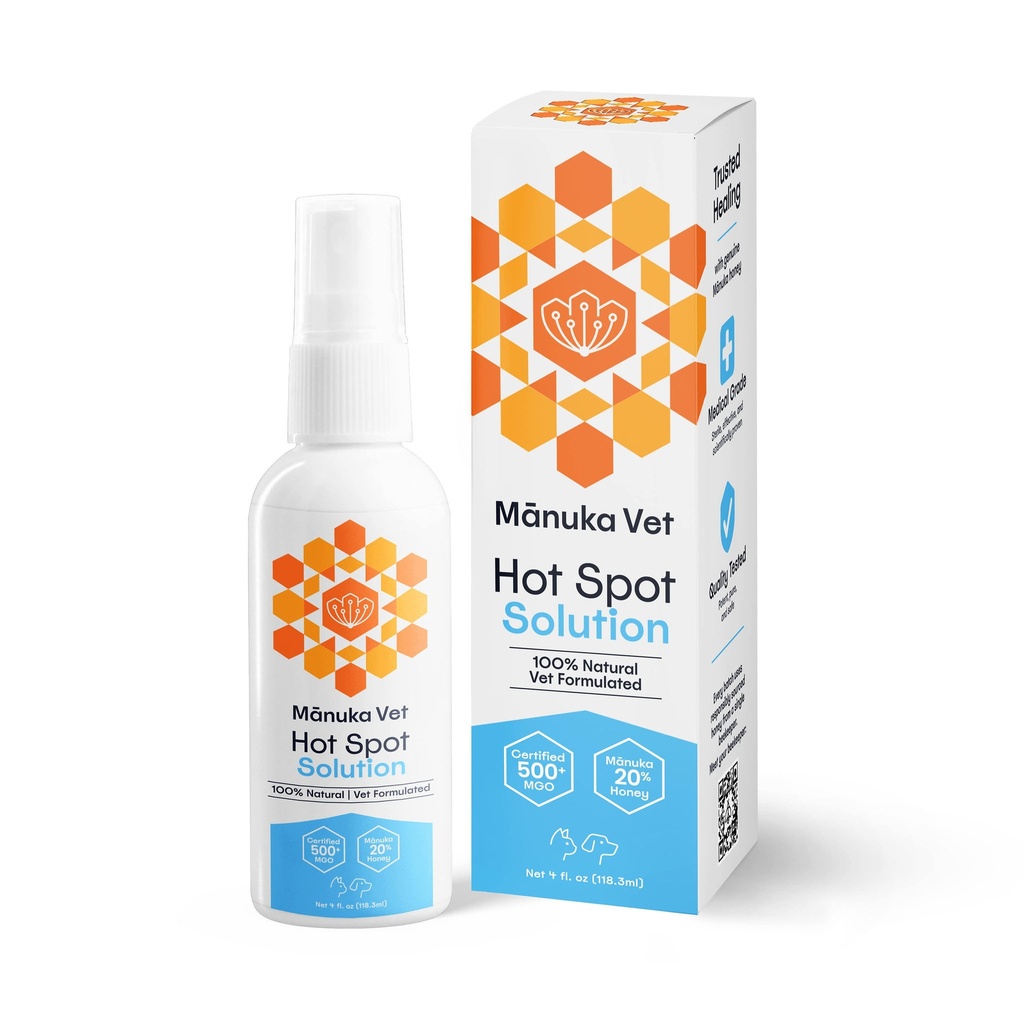 [56925] Mānuka Vet Hot Spot Solution 4 fl. oz